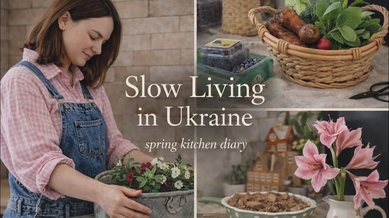 A Quiet February Day | Flowers, Homemade Pâté & Slow Living/Тихий день у Provence Cottage 