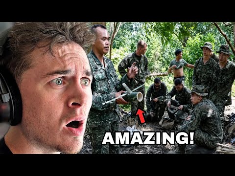 Philippine Marines Teach US Marines Skills To Survive In The Jungle!