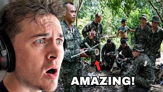 Philippine Marines Teach US Marines Skills To Survive In The Jungle!