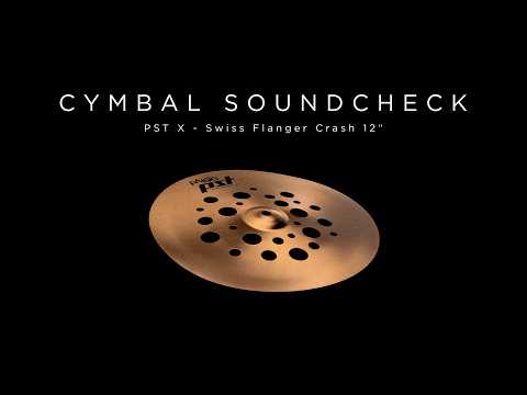 PAISTE CYMBAL SOUNDCHECK - PST X Swiss Flanger Crash 12"