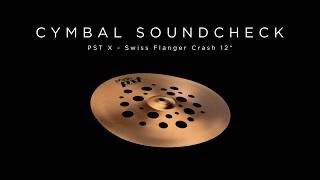 PAISTE CYMBAL SOUNDCHECK - PST X Swiss Flanger Crash 12"
