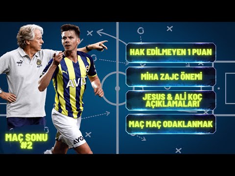 MAÇ SONU | Fenerbahçe & Ümraniye | Ali Koç, Jorge Jesus Açıklamaları | Miha Zajc #golvar