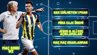 MAÇ SONU | Fenerbahçe & Ümraniye | Ali Koç, Jorge Jesus Açıklamaları | Miha Zajc #golvar