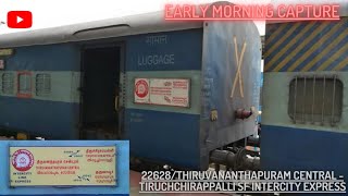22628/Thiruvananthapuram Central - Tiruchchirappalli SF InterCity Express Via Panagudi Railway Gate