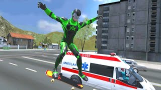 Green Rope Hero : Vegas City - Android Mobile Gameplay screenshot 4