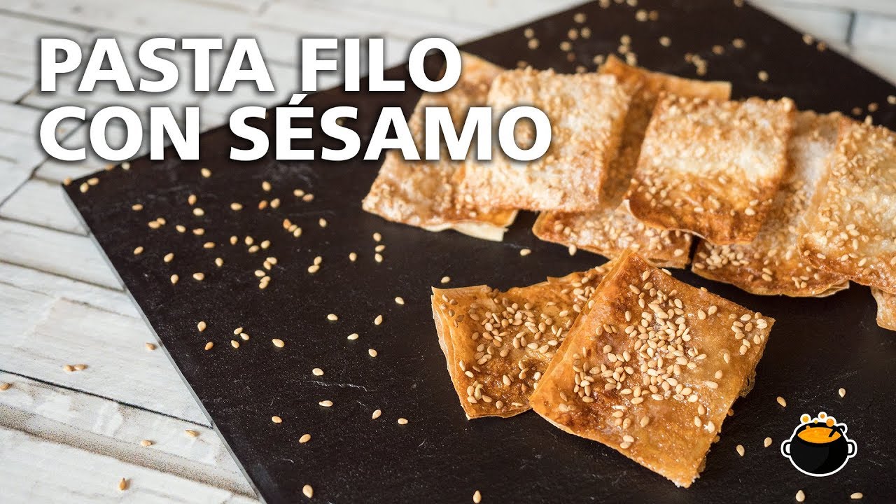 DULCES de PASTA FILO (con SÉSAMO) 😋