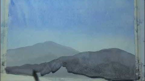 PART 2 - Beginners Watercolour- With Matt Palmer - YOUR FIRST PAINTING - PART 2