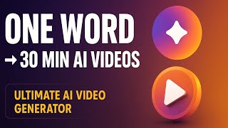How to Make Long AI Videos With One Word : Ultimate AI Videos Generator (Up to 30 Minutes) 2025