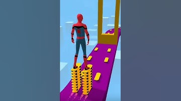 SPIDERMAN SKATER STACKER GAMEPLAY WALKTHROUGH #SHORTS #GAME #