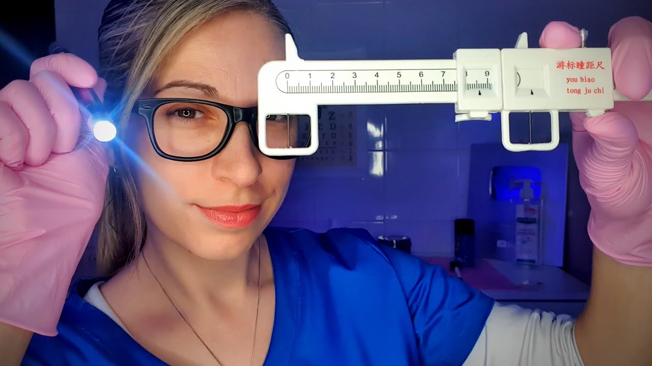 ASMR Test de Ojos | Examen Visual  muy relajante | RP médico | Clínica Surr ASMR |