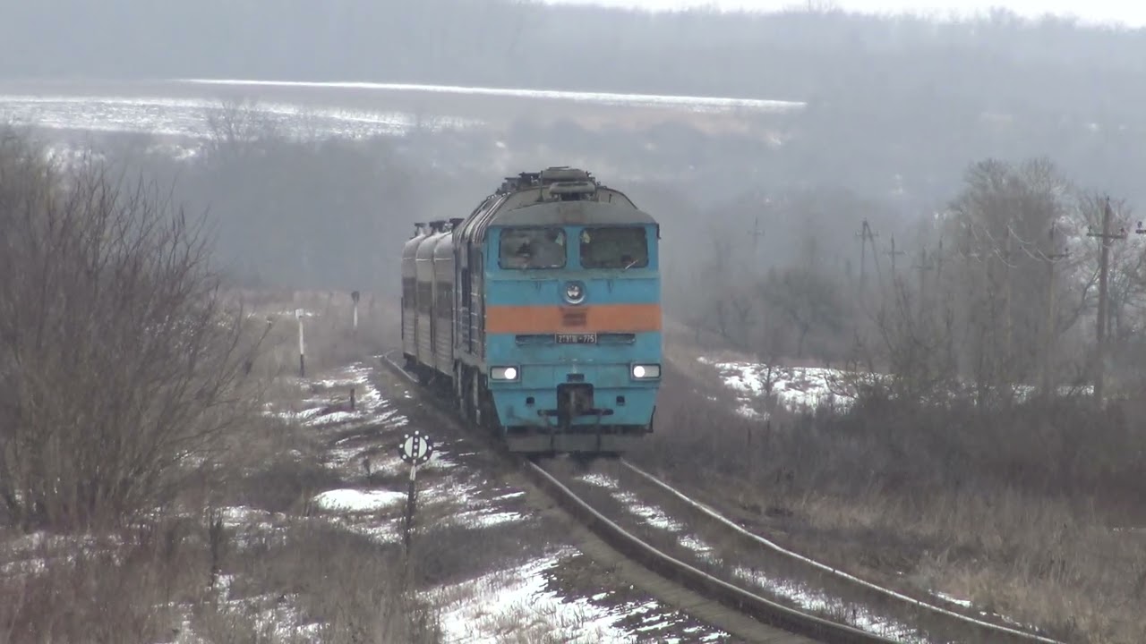 2ТЭ116-775 [УЗ-CFM] Passenger train | Пассажирский поезд