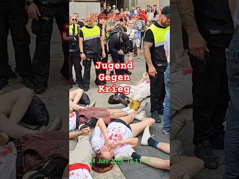 Jugendprotest gegen Aufrüstung auf Veteranentag nach Pistoriusrede