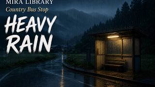 Cozy Lofi Rain 🌧️ Country Bus Stop for Sleep & Insomnia Relief screenshot 4