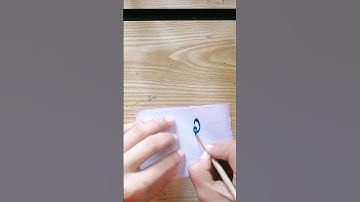 How to write the connection (ھے) in stylish caligraphy#art#calligraphyart #arabiccalligrapher#series