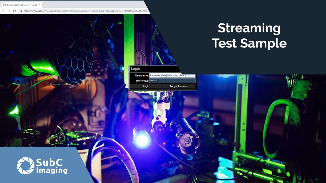Streaming Test Sample YouTube