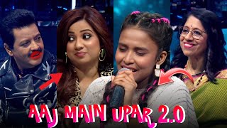 Ragini Shinde - Aaj Main Upar Full Performance in Indian idol 15 ft. Kavita Ji Don't Miss This Video