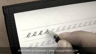 Learn cursive handwriting - Lowercase E News
