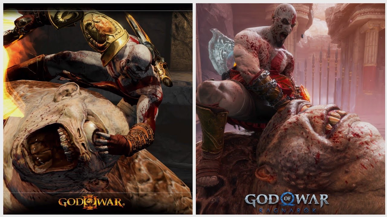 Greek Enemy Comparison - God of War Ragnarok | God of War 3