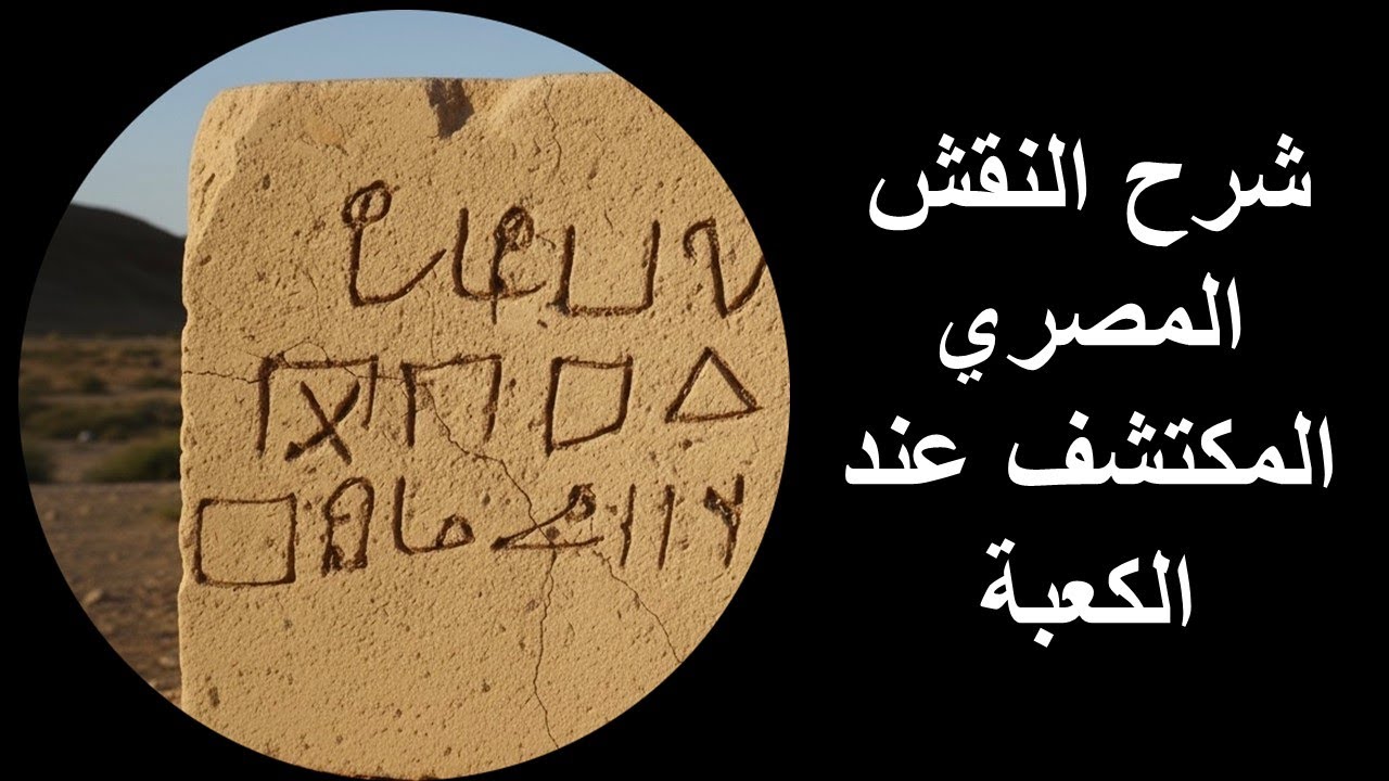 شرح النقش المصري المكتشف عند الكعبة