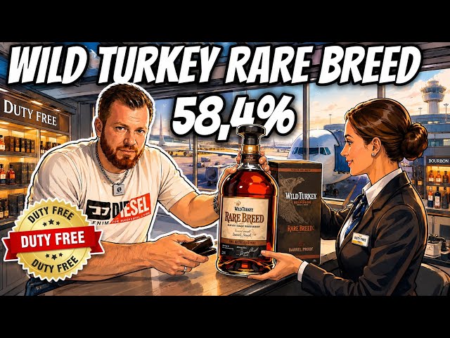 Wild Turkey Rare Breed Whiskey from Duty Free | High-Proof Bourbon