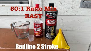 Redline Two Stroke Racing Oil-Echo Red Armor 50:1 Mix Test