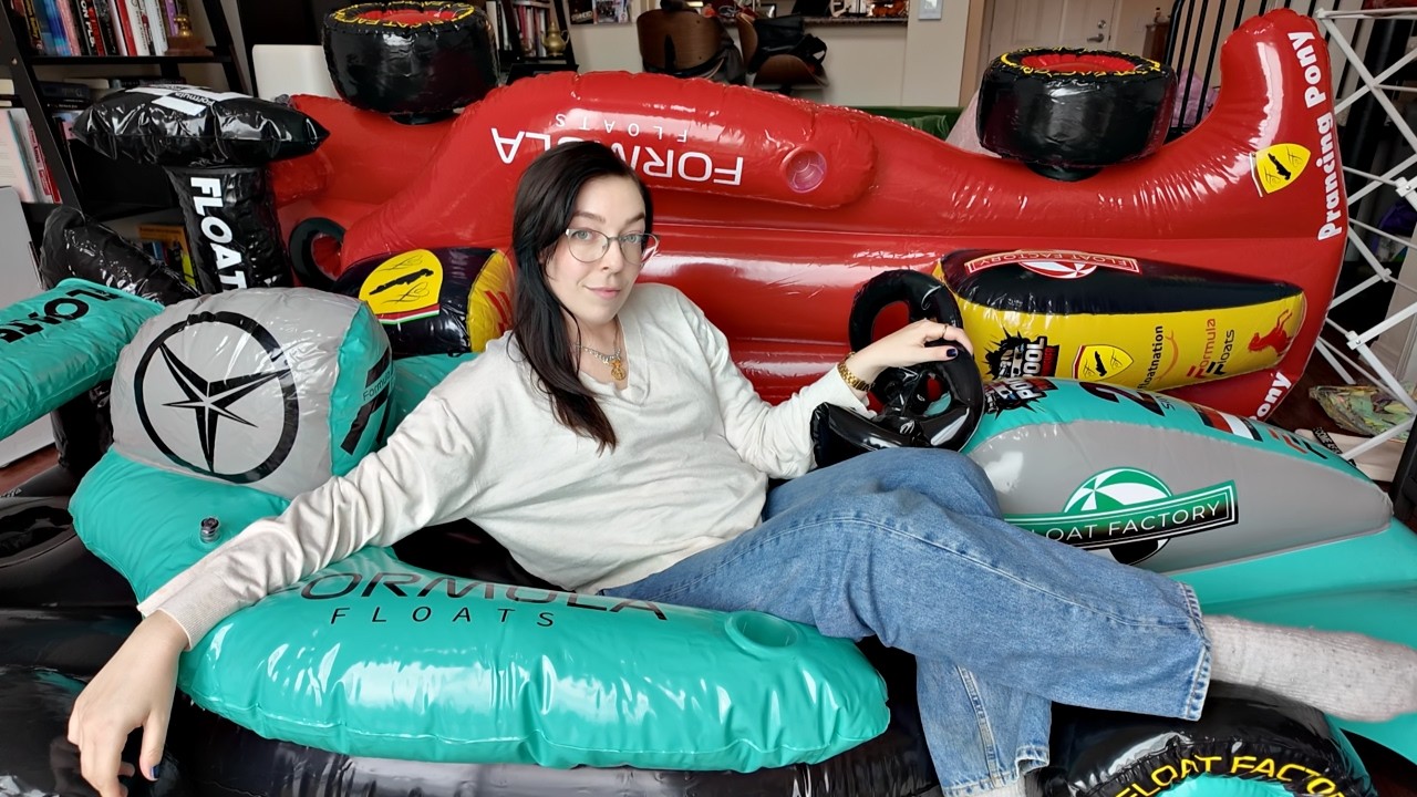 let's talk inflatable F1 cars (Formula Floats)