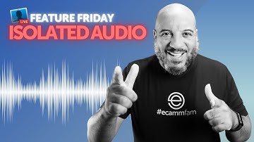 Isolated Audio Tracks in Ecamm Live