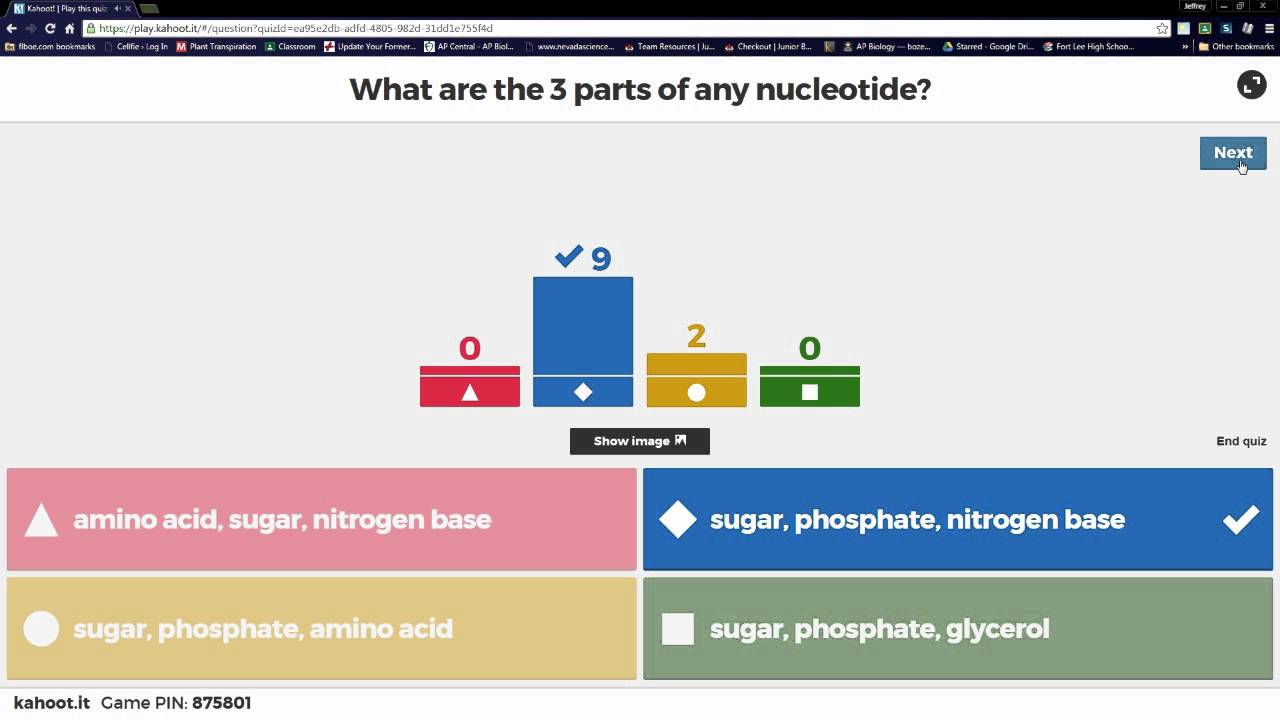DNA RNA Kahoot Practice 2 YouTube
