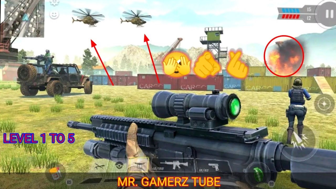 Commando War Army Game Offline : Android Gameplay Video
