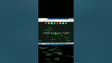 ONLY CSS Make Christmas Light Animation 🔴🎅🎄💡#shorts #youtubeshorts #mvmaster
