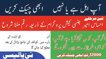 How to get receive mony Ehsaas Emergency Cash Program How to Apply Ehsaas Emergency Cash Program Upd