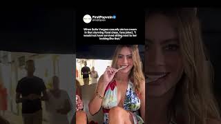 Sofia Vergara eats ice cream in floral dress as fans joke they would not survive #sofiavergara