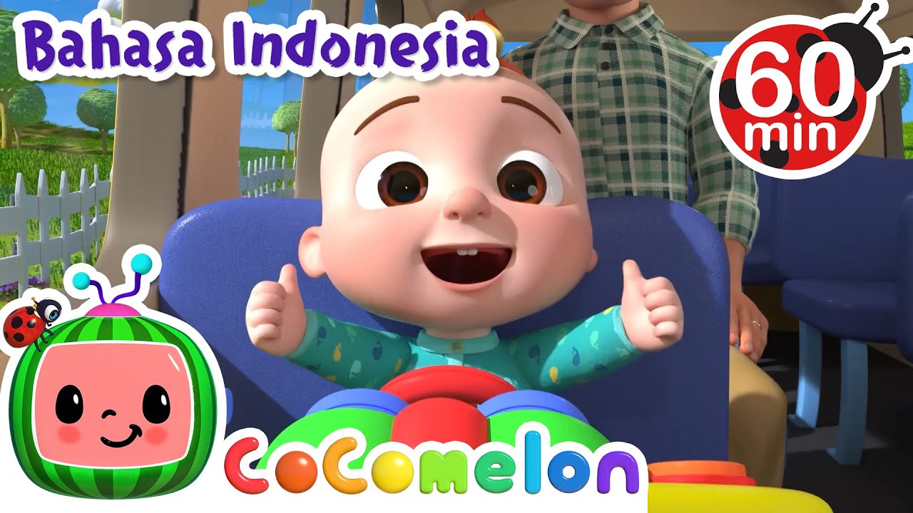 Roda di Bus | CoComelon Bahasa Indonesia - Lagu Anak Anak