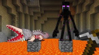 Scp682 vs Mutant End-Man in minecraft