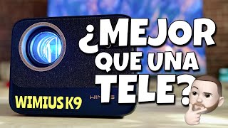 ¿Puedes SUSTITUIR la TELE de tu SALÓN por un PROYECTOR LED? | Review Wimius K9