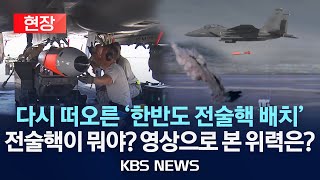 [🔴현장] 다시 급부상한 '전술핵 한반도 재배치'…전술핵, 개념과 위력은?/미 공화당 