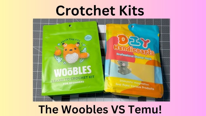The Woobles Crochet Kit and Book - Clint the Cactus 