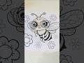 Watch this adorable bee with cute glasses and big 3D eyes come to life with colorful coloring! 🐝👓🎨