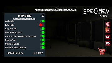 mod apk spesimen best mod ever!!