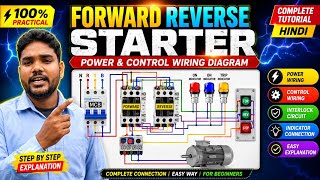 Forward Reverse Starter Wiring Step by Step wer & Control Wiring Explained