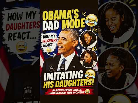 Barack Obama’s Impression of His Daughters Was Hilarious 🤣😂