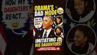Barack Obama’s Impression of His Daughters Was Hilarious 🤣😂
