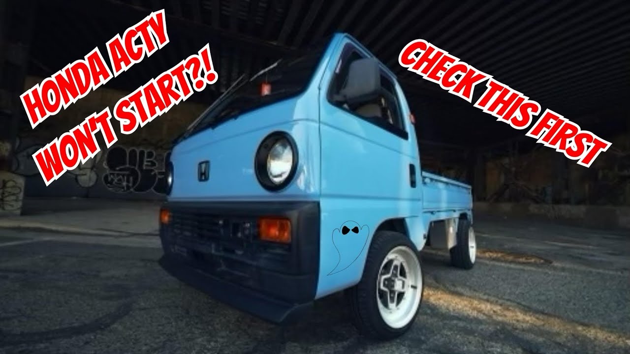 Honda ACTY won’t start? Check these parts! Let’s get it running again