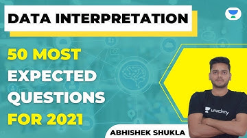 NTA UGC NET 2021 | Data Interpretation by Abhishek Shukla | 50 Most Expected Questions For 2021