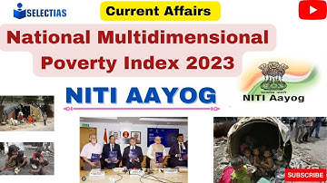 Multidimensional Poverty Index 2023(MPI) Released by NITI Aayog 🤷‍♀️ #currentaffairs #upsc #uppsc