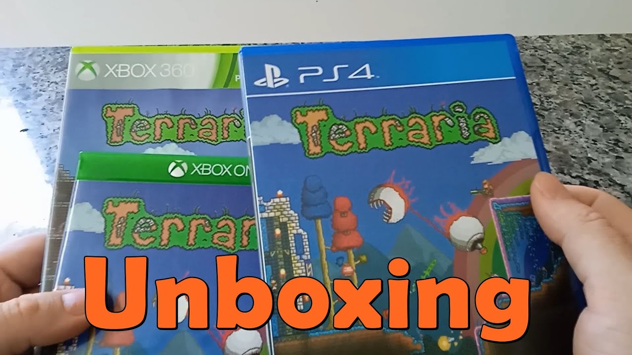 Terraria - (Xbox 360\Xbox One\Series X\ PS4) - UNBOXING 