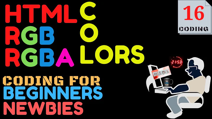 HTML RGB AND RGBA COLORS | CODING FOR BEGINNERS | JULSTUB
