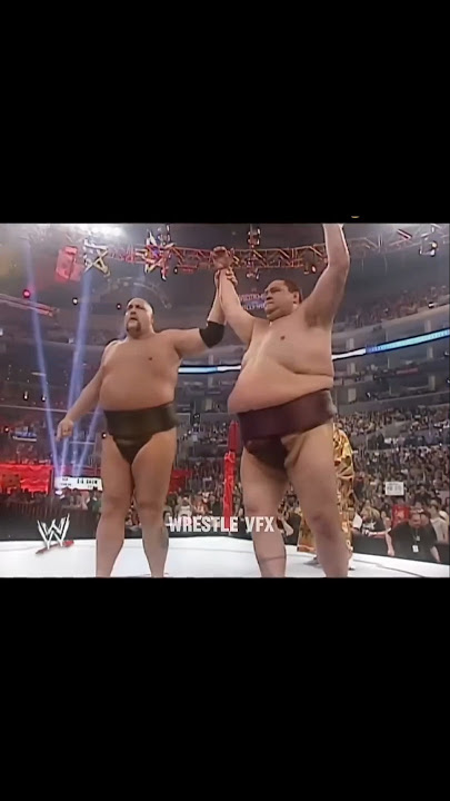 Wwe First time traditional Sumo match #wwe #sumo