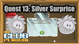Puffle Party 2021 Quest 14: Silver Puffle Quest- Silver Surprise | NewCP | Legacy