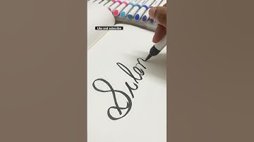 #shorts #asmr #calligraphy #handwriting #satisfying